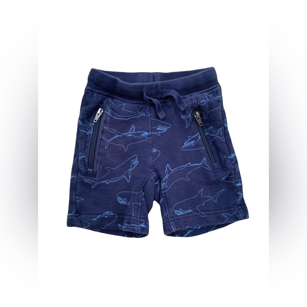 Hanna Andersson Size 3 Blue Shark Shorts